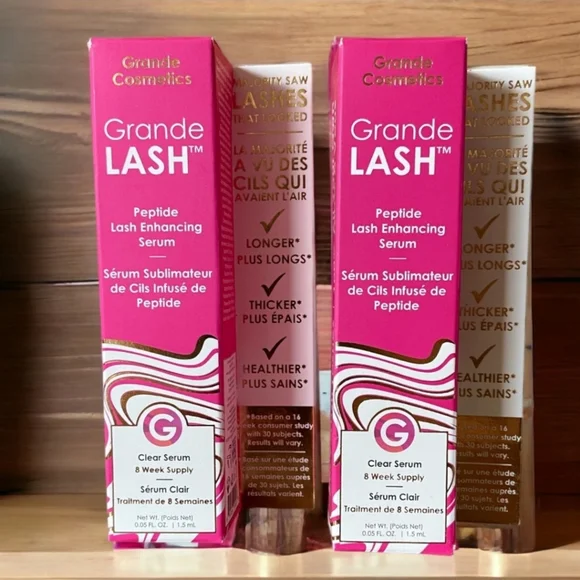 2x GrandeLASH Peptide Lash Enhancing Serum by Grande Cosmetics - 4 Month Supply - Picture 5 of 6